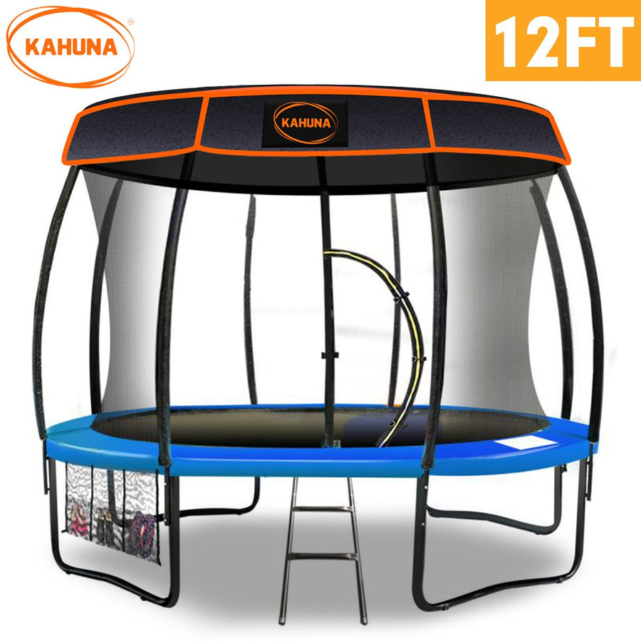 Kahuna Trampoline 12 ft  Roof - Blue