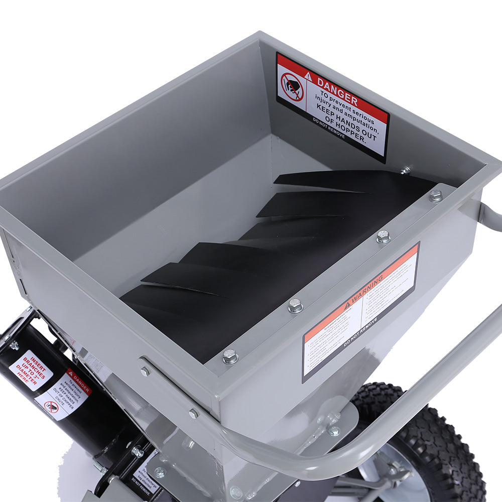 Ducar 7HP Wood Chipper Shredder Mulcher Petrol Silver Black